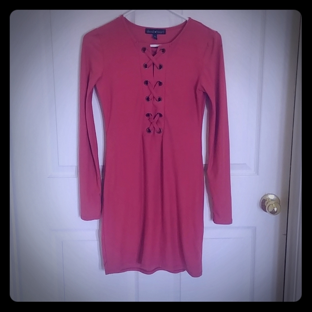 Derek heart mini dress